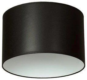 Плафон ДЕФАНС, ø300, черен, абажур Шинц Черен, 1xE27