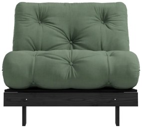 Зелено кресло Roots Black Night – Karup Design