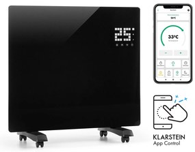 Klarstein Bornholm Single Smart, конвекционен нагревател, 1000 W, регулиране с приложение, черен