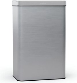 Klarstein Безконтактен, сензорен кош за отпадъци, 50 л, неръждаема стомана, плавно затваряне, захранване с батерии, LED дисплей, таймер