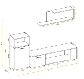 Холна секция Navabi-White