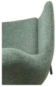 Светлозелен стол от плат букле Zimmer – DAN-FORM Denmark