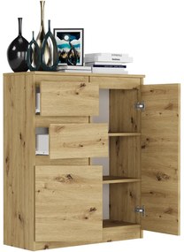 Модерен скрин без дръжки S-2 - различни цветови варианти artisan