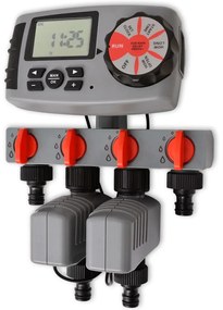 42352 vidaXL 42352  Автоматичен напоител с 4 станции 3 V