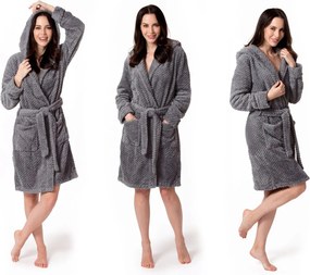 Дамски халат DIAMOND Grey S/M