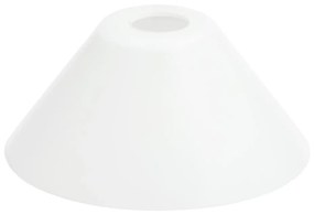 Резервно стъкло за полилей E27 Ø 22 см бял