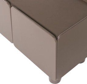 Кафява маса за телевизор от масивен бор 200x58x45 cm Root – WOOOD