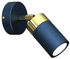 Стенно точково осветително тяло JOKER 1xGU10/25W/230V синьо/златно