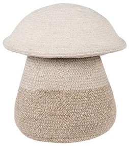 Бежова текстилна детска кошница за играчки ø 33x38 cm Mama Mushroom – Lorena Canals