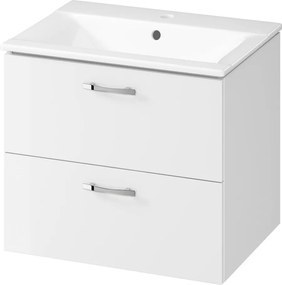 Cersanit S801-309-DSM- Стенен шкаф за баня с умивалник NIKO 60x45 см бял