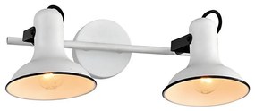 Prezent 75474 - Спот аплик ANDORA 2xE14/40W/230V бял