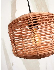 Подова лампа с абажур от ратан в естествен цвят (височина 150 см) Tanami - Good&amp;Mojo