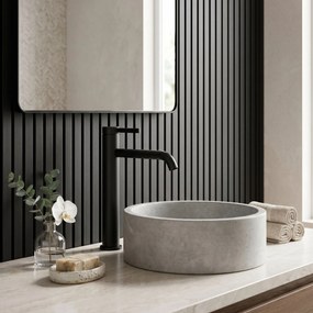 Смесител за баня Rea Rivo Black High