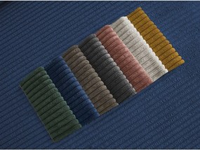 Тъмносин диван от рипсено кадифе 250 cm Tina – Bobochic Paris