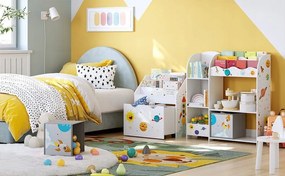Детски рафт за играчки и книги 100 x 93 x 30 cm