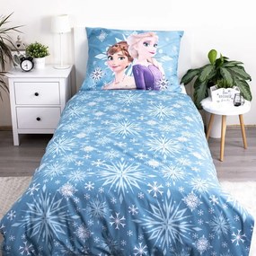 Единично памучно детско спално бельо 140x200 cm Frozen – Jerry Fabrics