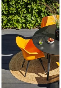 Черна градинска маса ø 128 cm Sophie - Hartman