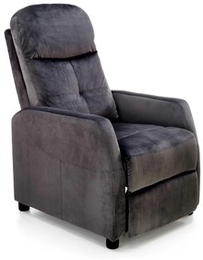 Кресло BM-Felipe 2, графитено черно