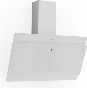 Klarstein Aurica 90, абсорбатор, 90 см, 610 м³/ч, LED, сензорен, стъкло, бял