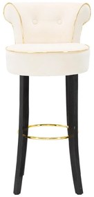 Бар стол от кремаво кадифе 96 cm Luxy - Mauro Ferretti