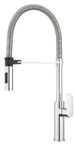 Paffoni - Кухненски смесител с изтегляема душ слушалка CANDY 52,5 см лъскав хром