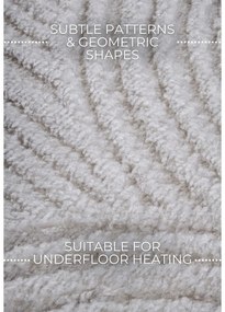 Кремава пътека 80x240 cm Chappe Cream White – Elle Decoration