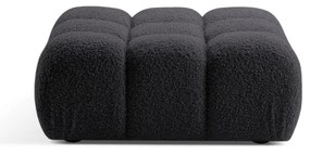 Антрацитна модулна табуретка от букле Bellis – Micadoni Home