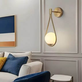 Аплик G094-1W GOLD WHITE