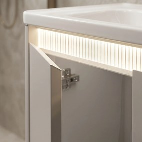 Комплект мебели за баня с мивка Sora DE07-60 Beige 60CM
