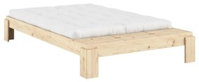 Двойно легло от масивен бор с включена подматрачна рамка в естествен цвят 140x200 cm Layers – Karup Design