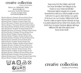 Жълто/розово одеяло от рециклиран памук 130x160 cm Isnel – Bloomingville