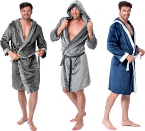 Мъжки халат Comfort Navy