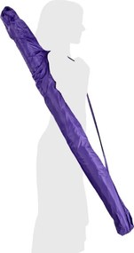 Плажен чадър Muhler YL1039, 200x200 см, UV защита, Стоманена рамка, Регулируем наклон, Лилав