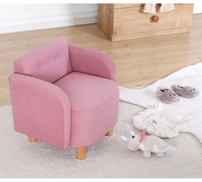 Розово детско кресло Volie – Artie