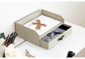 Картонен органайзер за докумнети с чекмедже Walter – Bigso Box of Sweden