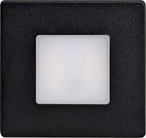 LED външно стълбищно осветително тяло, 1,7W/230V, 3000/4000/6000K, IP54, черно