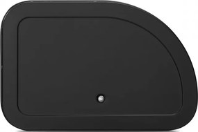 Кутия за хляб Brabantia Roll Top 646885, 16 л, 44.5х26 см, Лека и здрава конструкция, Черен