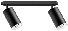 LED RGBW димируемо точково осветително тяло за баня TURYN 2xGU10/6,5W/230V IP44 черно