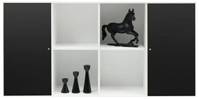 Черно-бял стенен сандък Hammel , 136 x 69 cm Mistral Kubus - Hammel Furniture