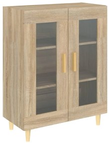 812117 vidaXL Сайдборд, дъб сонома, 69,5x34x90 см, инженерно дърво