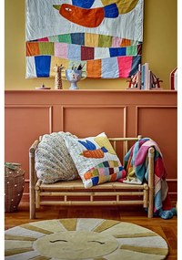 Бежов/в кехлибарен цвят вълнен детски килим ø110 cm Sun – Bloomingville Mini