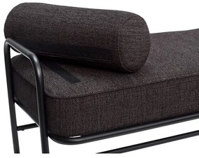 Кафяв стол за отдих с възглавница Pipe - Hübsch