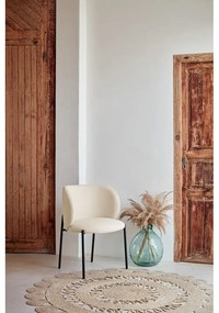 Бели тапицирани трапезни столове в комплект 2 бр. Mogi – Teulat