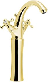 Стояща батерия за мивка в златист цвят Antea – Sapho