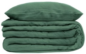 Спално бельо atmosphera Origines, 260x240 cm, Памук с ефект лен - Зелен