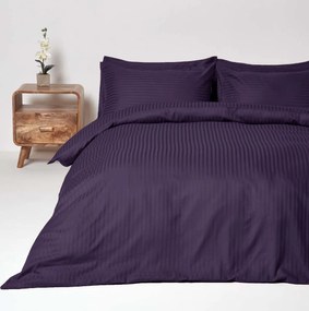 Спално бельо Royal Linen от 100% памук в цвят слива от Аглика