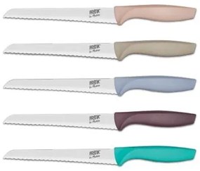 Pirge - Нож за рязане на хляб от неръждаема стомана 17см различни цветове (43220)-PRATIK