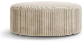 Бежова табуретка от рипсено кадифе Dia – Micadoni