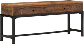 351124 vidaXL ТВ шкаф, 110x30x46 см, регенерирано дърво масив