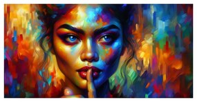 Картина на платно – Тайнствена жена